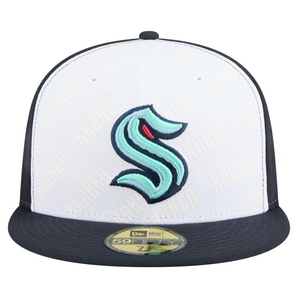 Seattle Kraken New Era Repeat Two-Tone 59FIFTY Fitted Hat Discount