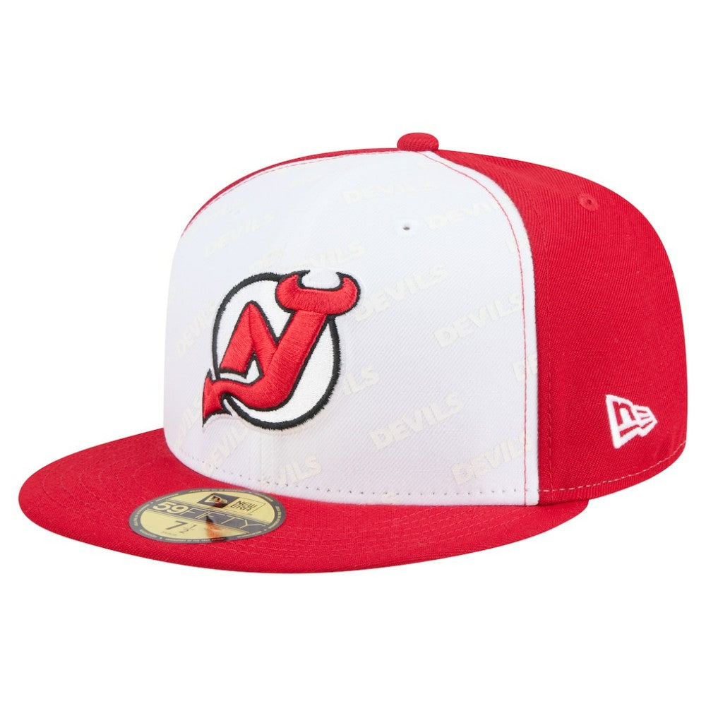 New Jersey Devils New Era Repeat Two-Tone 59FIFTY Fitted Hat For Sale