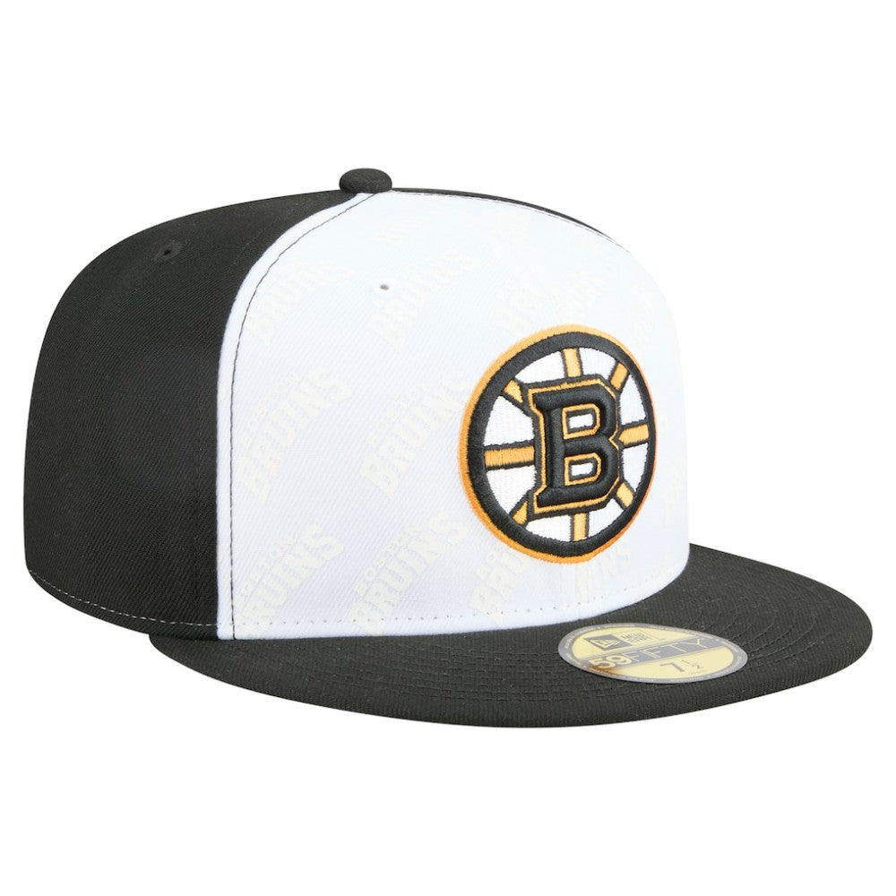 Boston Bruins New Era Repeat Two-Tone 59FIFTY Fitted Hat On Sale