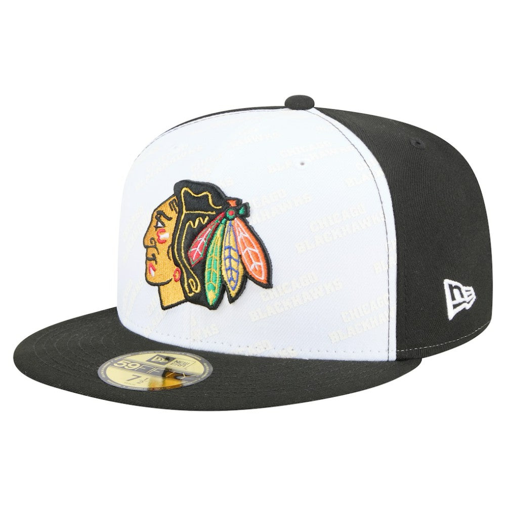 Chicago Blackhawks New Era Repeat Two-Tone 59FIFTY Fitted Hat Online
