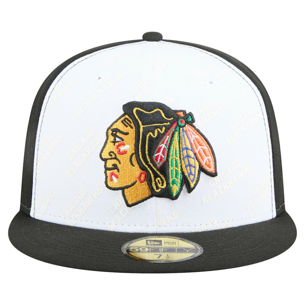 Chicago Blackhawks New Era Repeat Two-Tone 59FIFTY Fitted Hat Online