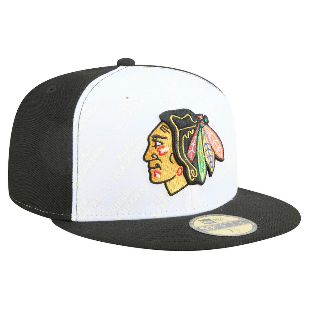 Chicago Blackhawks New Era Repeat Two-Tone 59FIFTY Fitted Hat Online