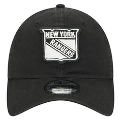 New York Rangers New Era Stamp Fabric Applique 9TWENTY Adjustable Hat Outlet