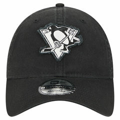 Pittsburgh Penguins New Era Stamp Fabric Applique 9TWENTY Adjustable Hat Outlet