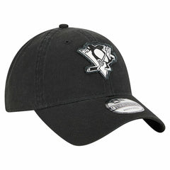 Pittsburgh Penguins New Era Stamp Fabric Applique 9TWENTY Adjustable Hat Outlet