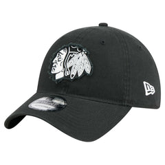 Chicago Blackhawks New Era Stamp Fabric Applique 9TWENTY Adjustable Hat Discount