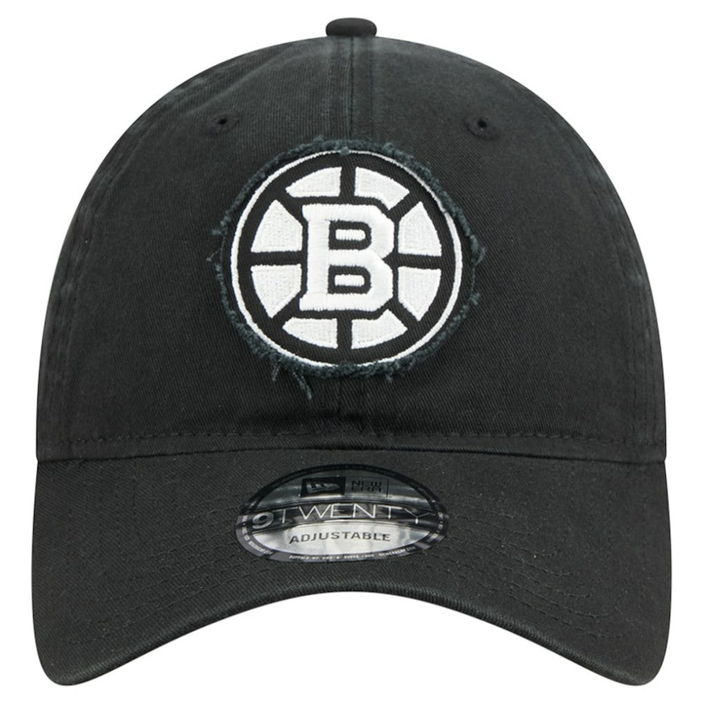 Boston Bruins New Era Stamp Fabric Applique 9TWENTY Adjustable Hat Sale