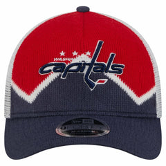 Washington Capitals New Era Hockey Sock 9FORTY A-Frame M-Crown Adjustable Trucker Hat Online
