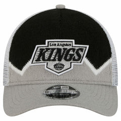 Los Angeles Kings New Era Hockey Sock 9FORTY A-Frame M-Crown Adjustable Trucker Hat Outlet