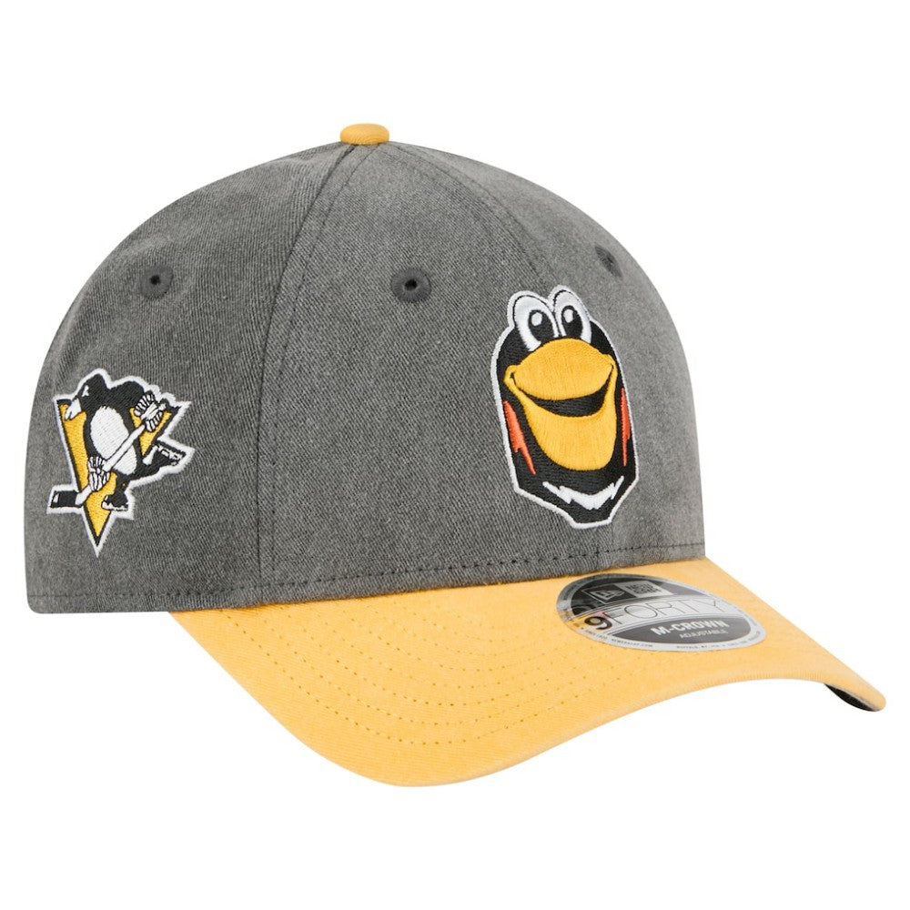 Pittsburgh Penguins New Era Mascot 2-Tone 9FORTY Adjustable Hat Online