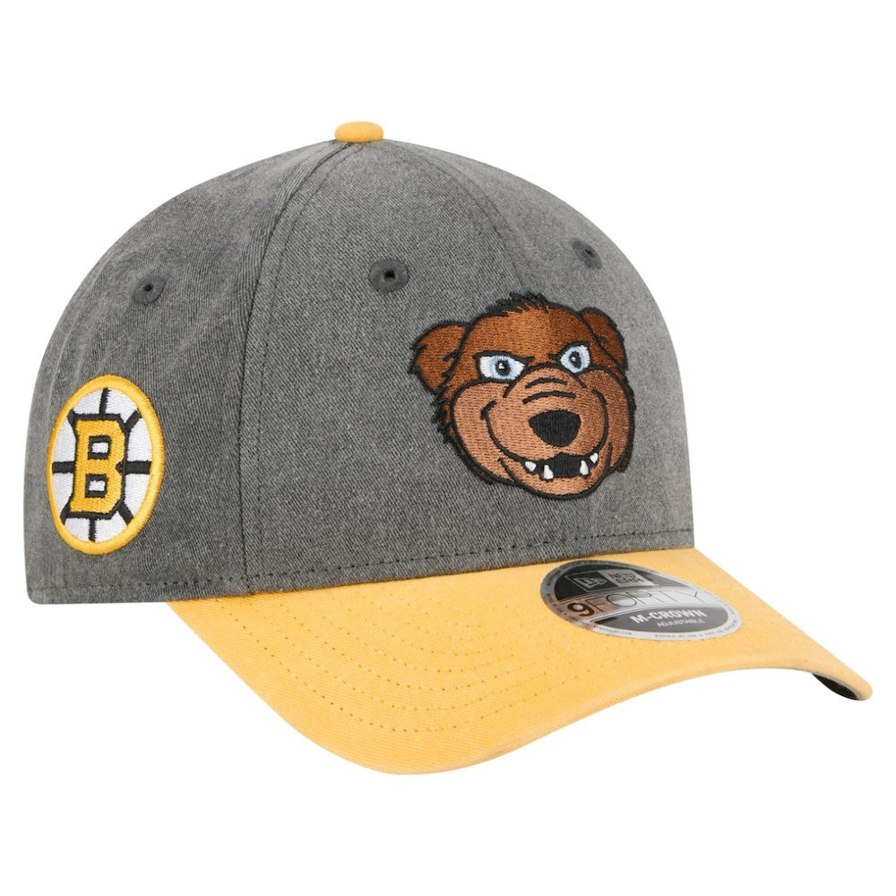 Boston Bruins New Era Mascot 2-Tone 9FORTY Adjustable Hat Online