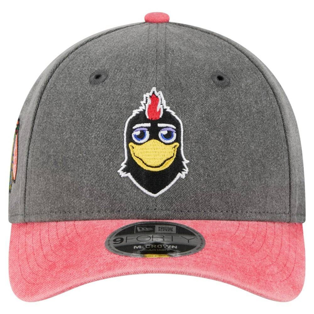 Chicago Blackhawks New Era Mascot 2-Tone 9FORTY Adjustable Hat Sale