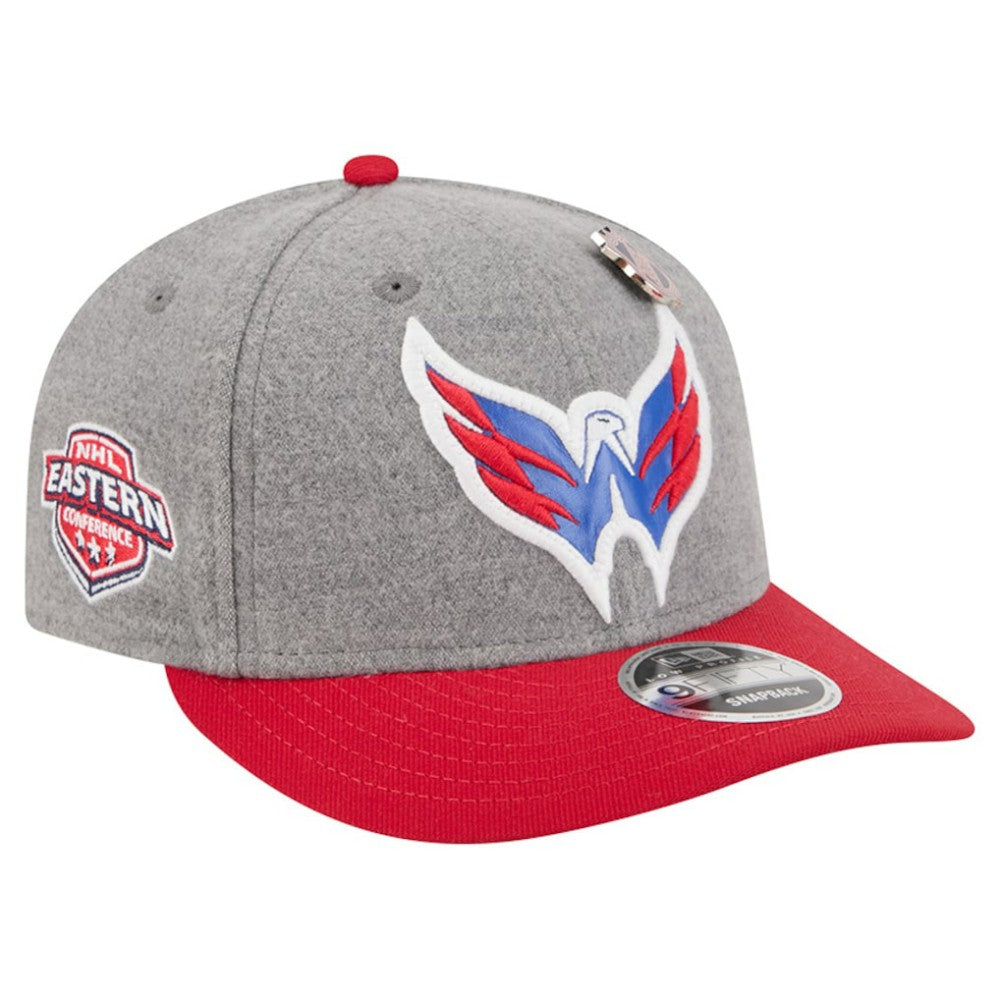 Washington Capitals New Era Wool Pin Low Profile 9FIFTY Snapback Hat For Sale