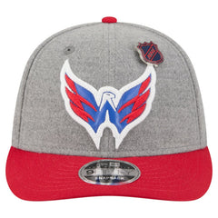 Washington Capitals New Era Wool Pin Low Profile 9FIFTY Snapback Hat For Sale