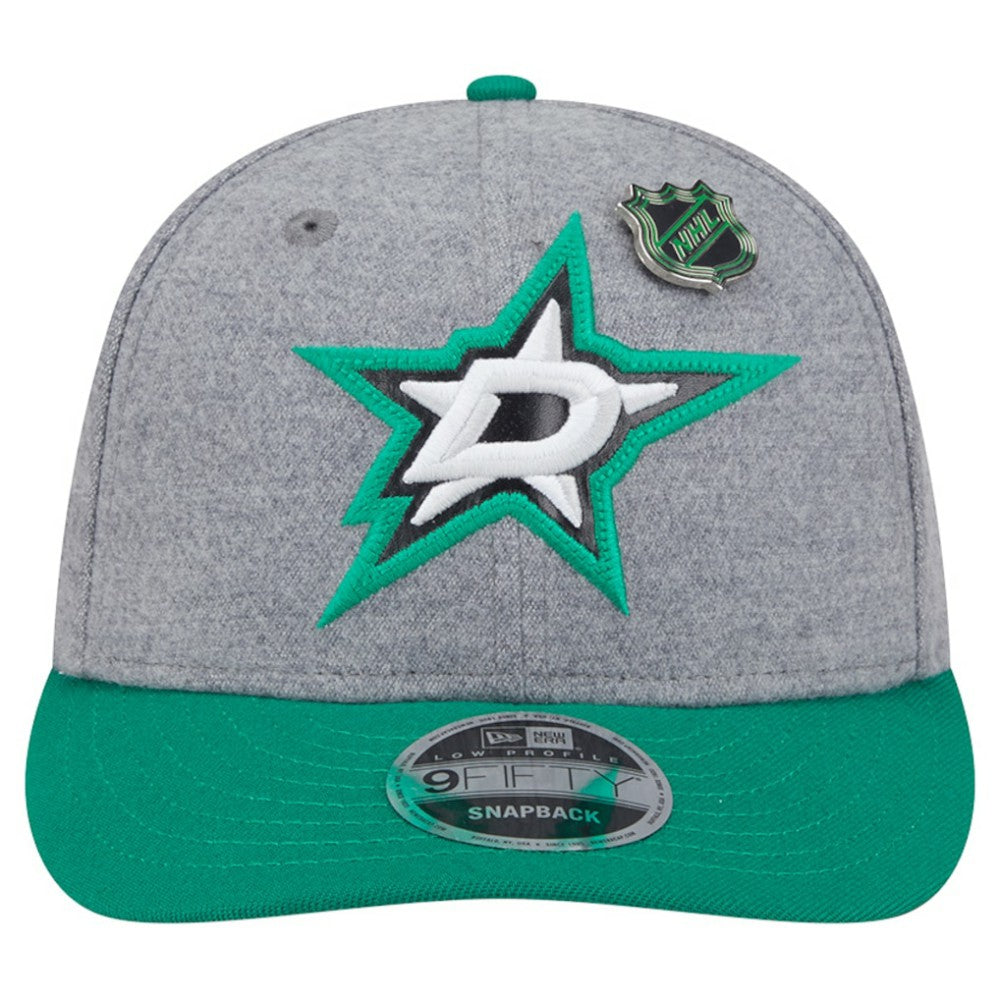 Dallas Stars New Era Wool Pin Low Profile 9FIFTY Snapback Hat Outlet