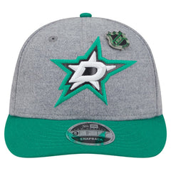 Dallas Stars New Era Wool Pin Low Profile 9FIFTY Snapback Hat Outlet
