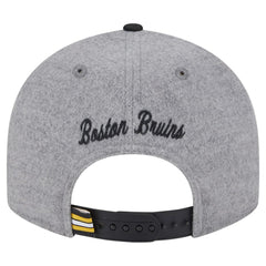 Boston Bruins New Era Wool Pin Low Profile 9FIFTY Snapback Hat Discount
