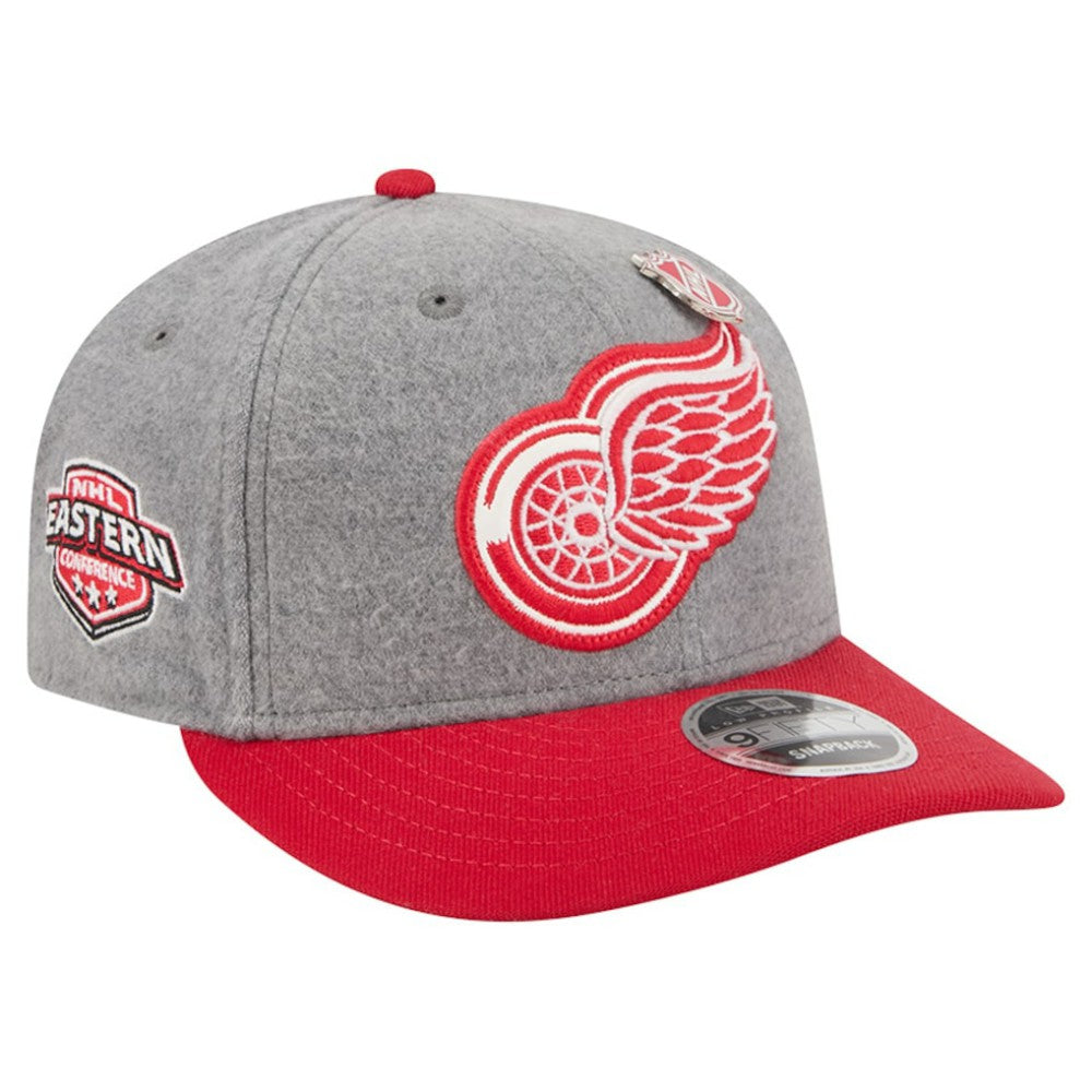 Detroit Red Wings New Era Wool Pin Low Profile 9FIFTY Snapback Hat Discount
