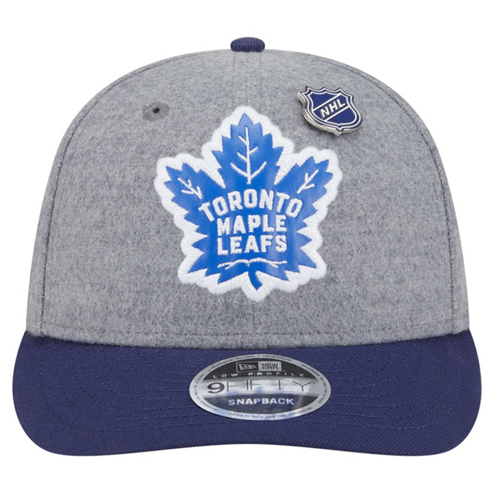 Toronto Maple Leafs New Era Wool Pin Low Profile 9FIFTY Snapback Hat Online