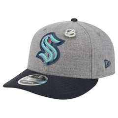 Seattle Kraken New Era Wool Pin Low Profile 9FIFTY Snapback Hat On Sale