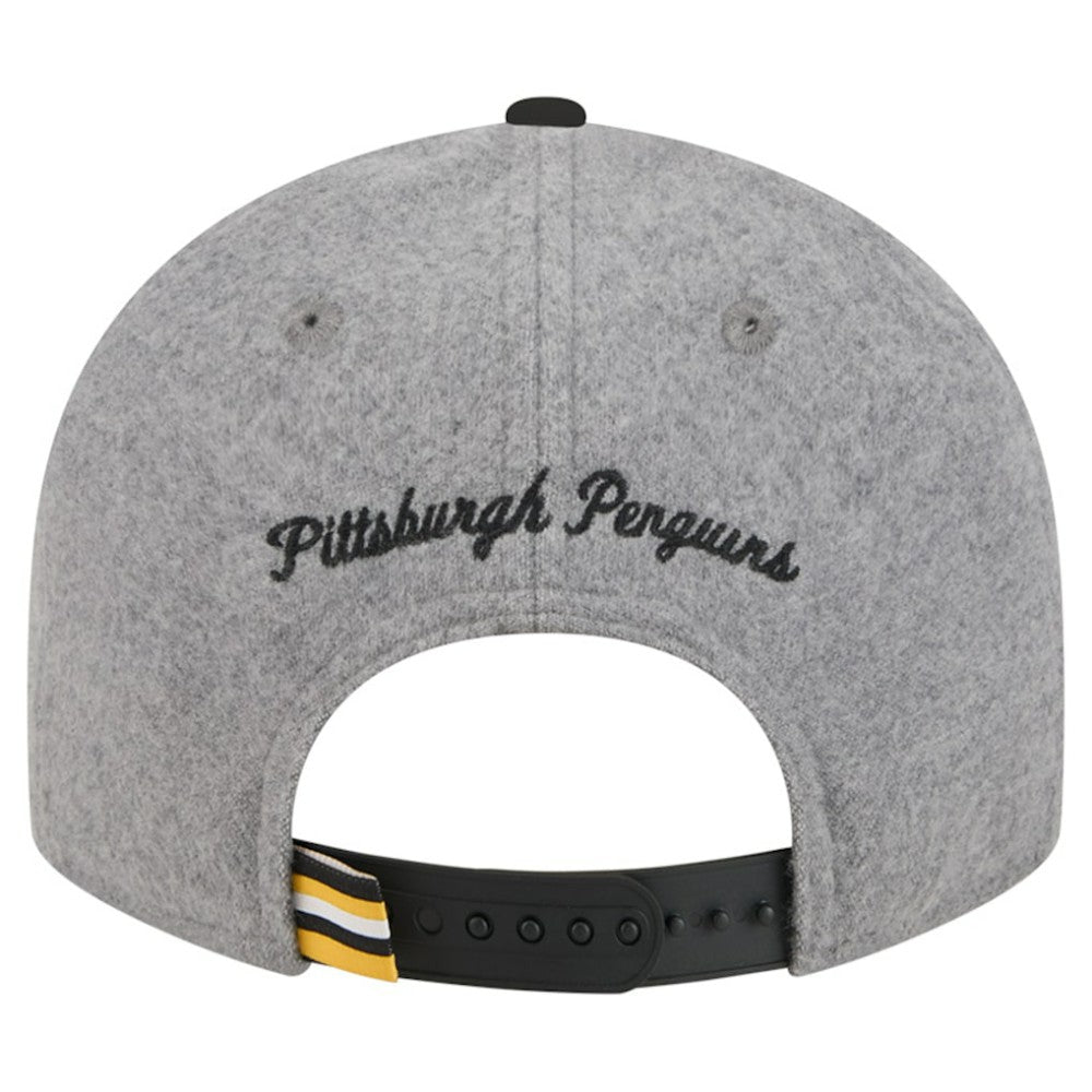 Pittsburgh Penguins New Era Wool Pin Low Profile 9FIFTY Snapback Hat Sale