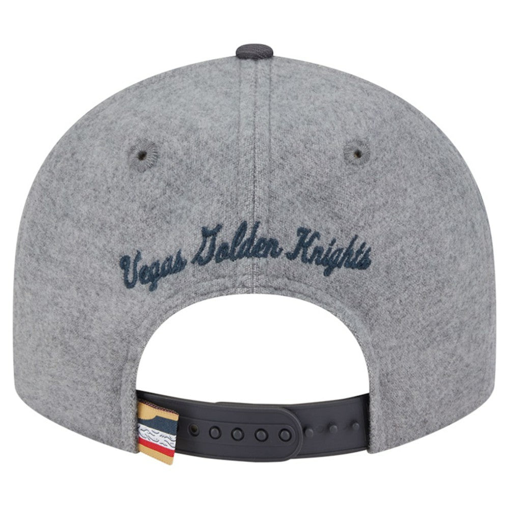 Vegas Golden Knights New Era Wool Pin Low Profile 9FIFTY Snapback Hat On Sale