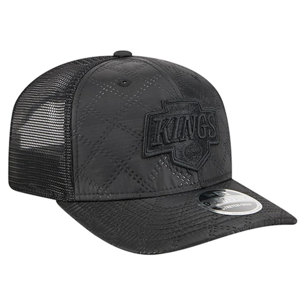Los Angeles Kings New Era Quilted Nylon 9SEVENTY Adjustable Trucker Hat Sale