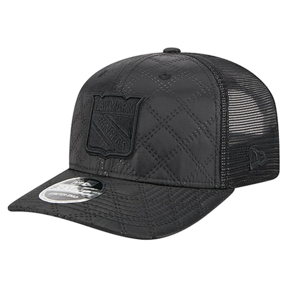 New York Rangers New Era Quilted Nylon 9SEVENTY Adjustable Trucker Hat For Sale