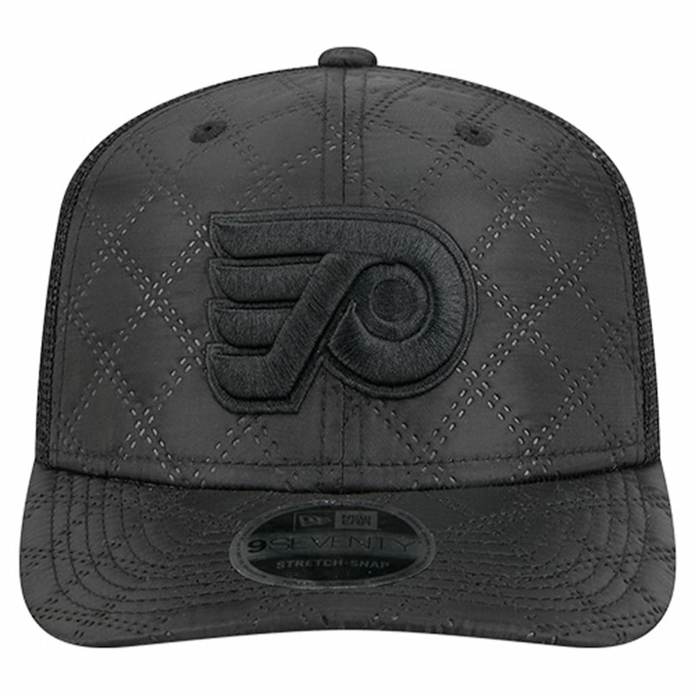 Philadelphia Flyers New Era Quilted Nylon 9SEVENTY Adjustable Trucker Hat Outlet