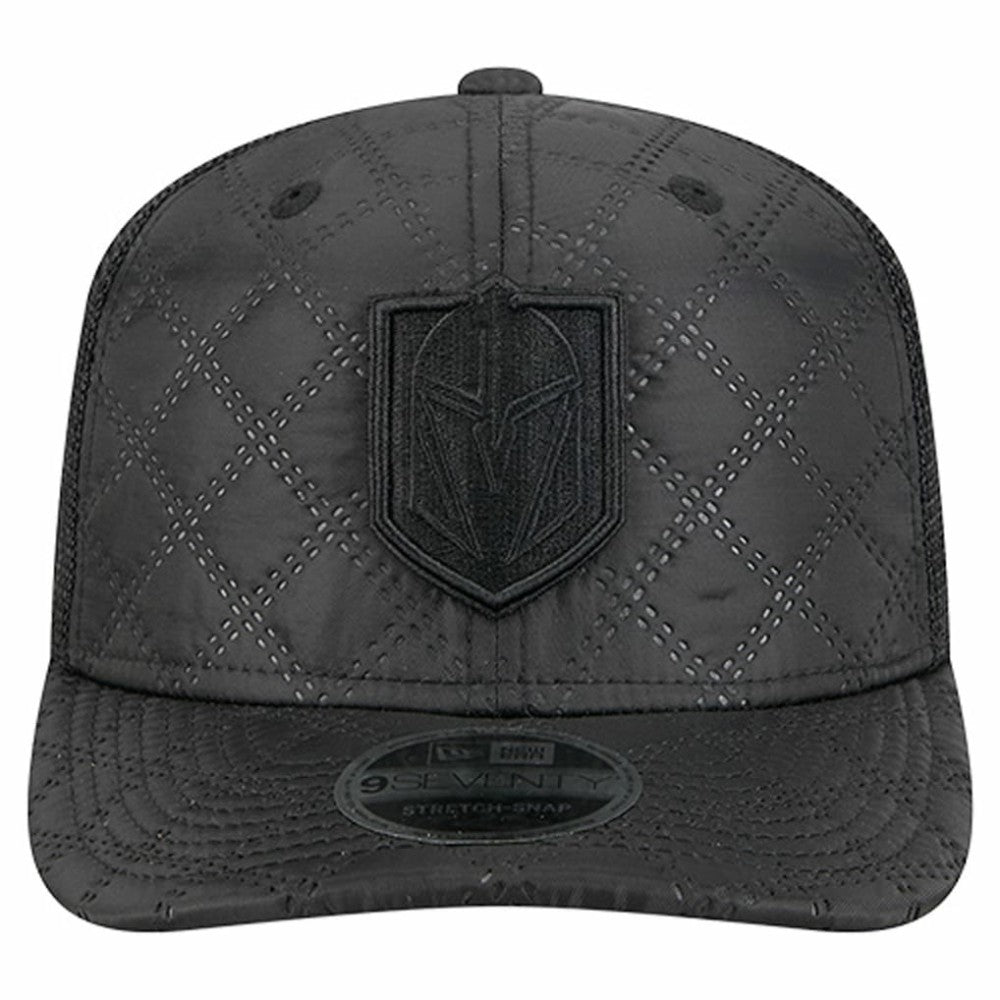 Vegas Golden Knights New Era Quilted Nylon 9SEVENTY Adjustable Trucker Hat Sale