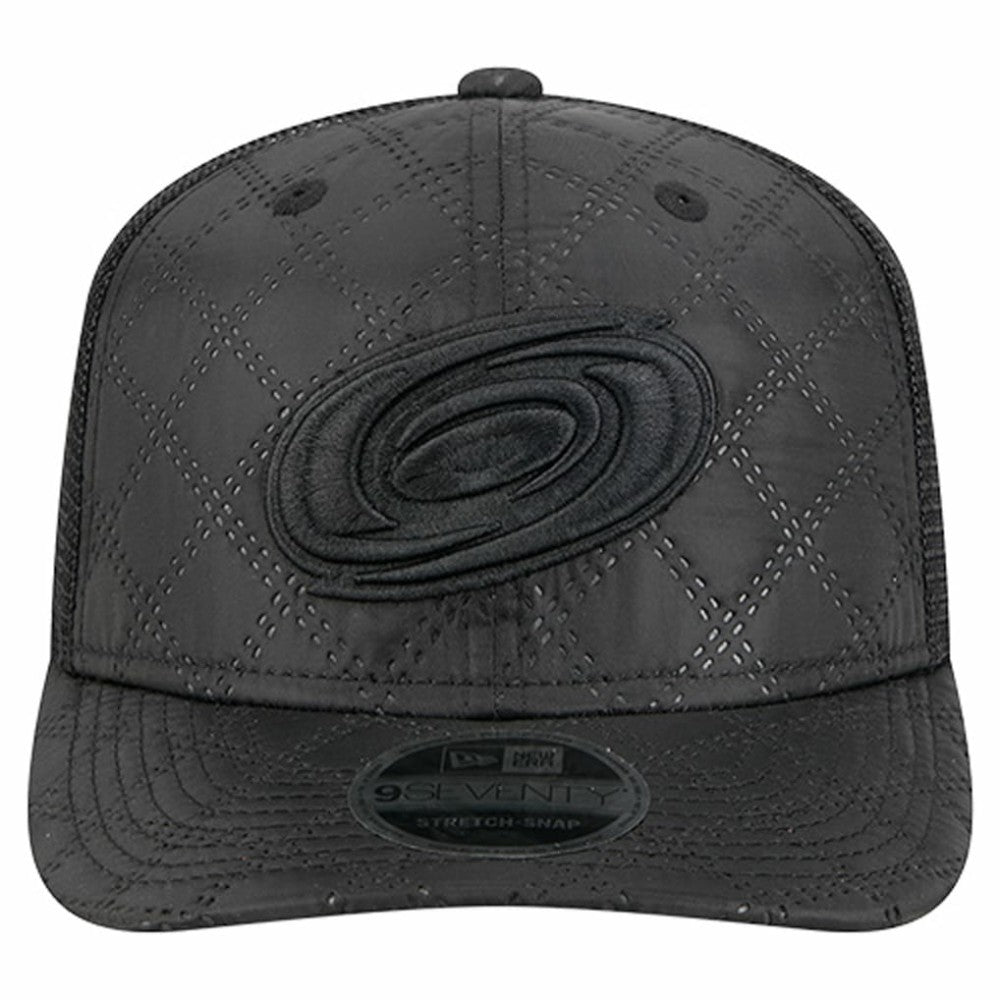 Carolina Hurricanes New Era Quilted Nylon 9SEVENTY Adjustable Trucker Hat On Sale