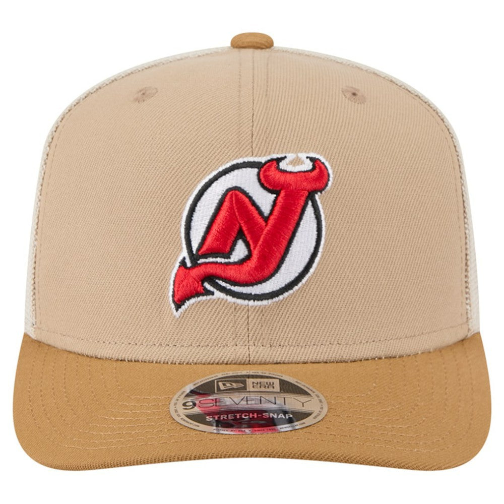 New Jersey Devils New Era Two-Tone Trucker 9SEVENTY Stretch Snap Adjustable Hat On Sale