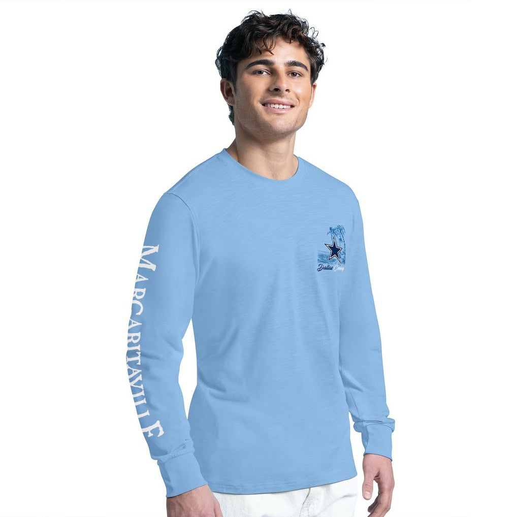 Dallas Cowboys  G-III Sports by Carl Banks Margaritaville It's Five O'Clock Somewhere Long Sleeve T-Shirt
