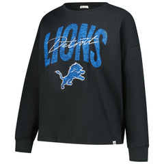 Detroit Lions 47 brand '47 Women's Plus Size Muse Sydney Long Sleeve T-Shirt