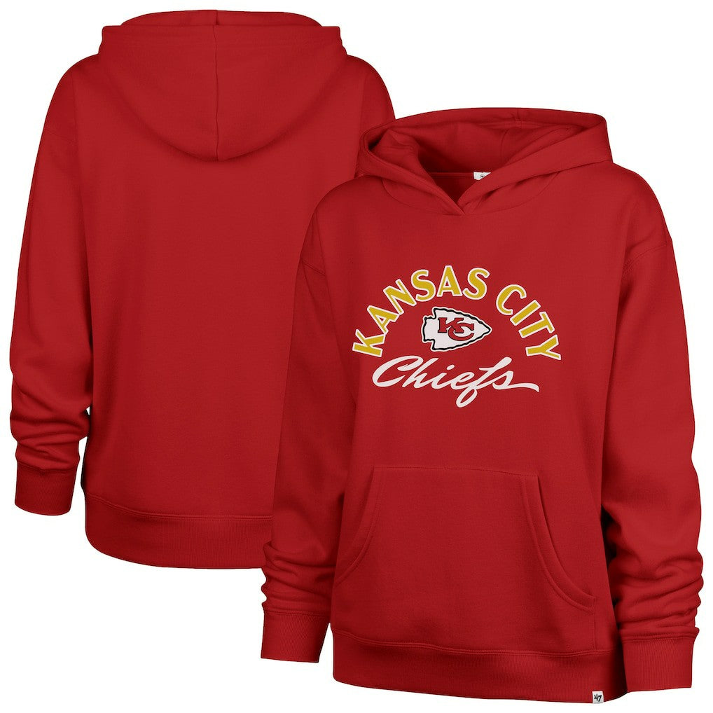 Kansas City Chiefs 47 brand '47 Women's Plus Size Whirlwind Naomi Hoodie