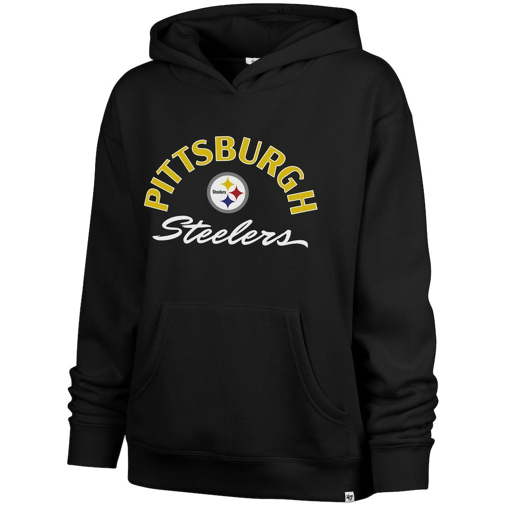 Pittsburgh Steelers 47 brand '47 Women's Plus Size Whirlwind Naomi Hoodie