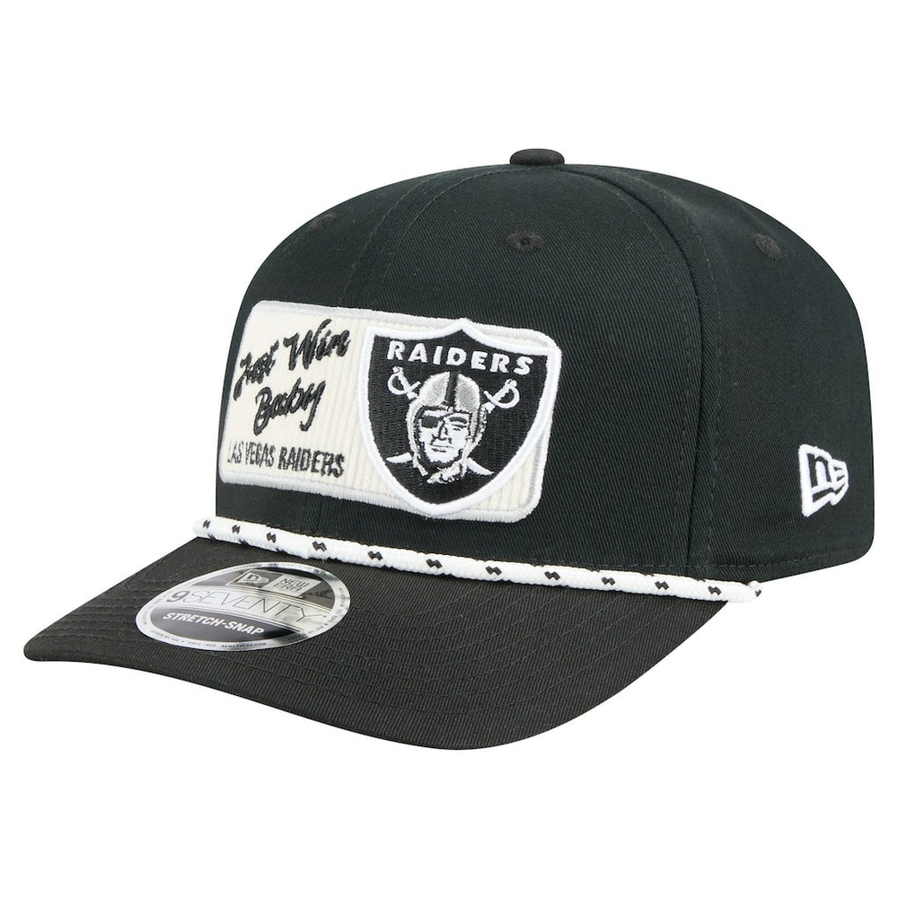 Las Vegas Raiders New Era Chant 9SEVENTY Stretch-Snap Hat