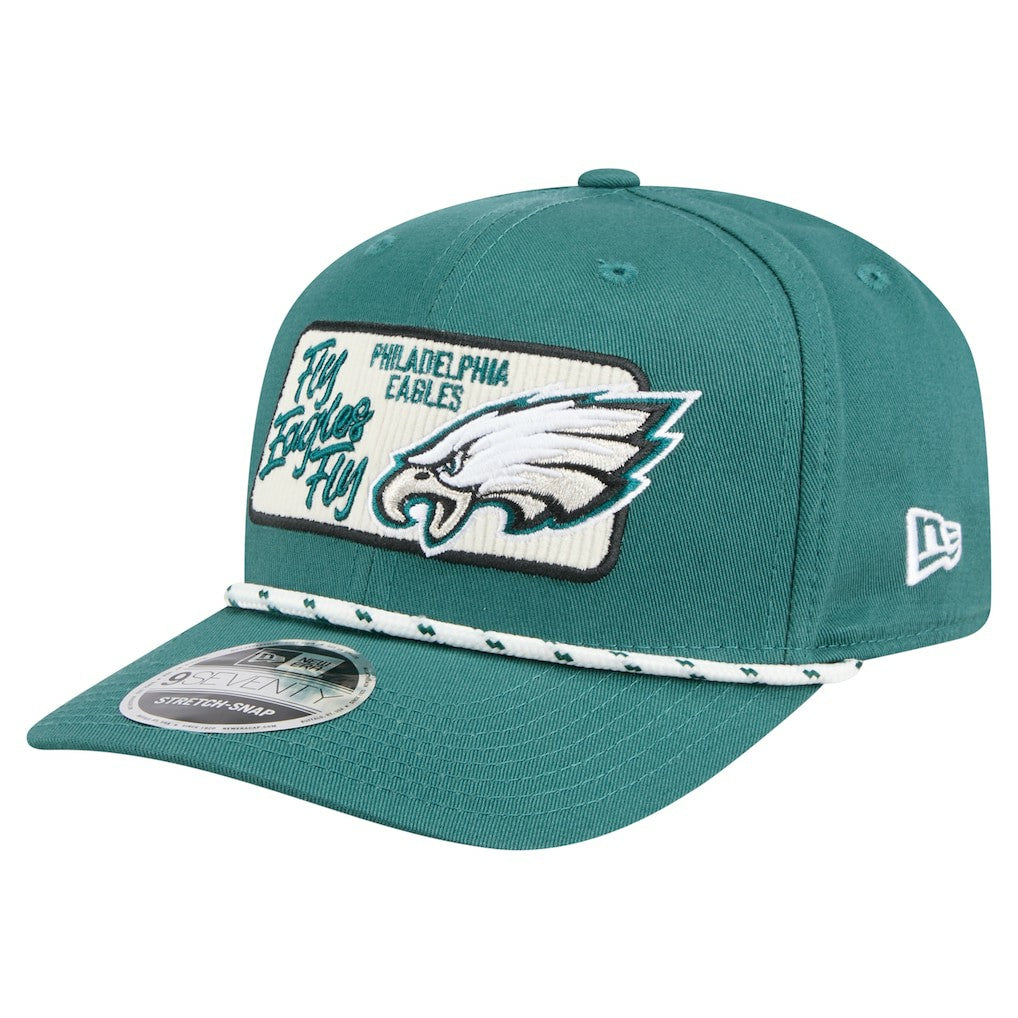 Philadelphia Eagles New Era Chant 9SEVENTY Stretch-Snap Hat
