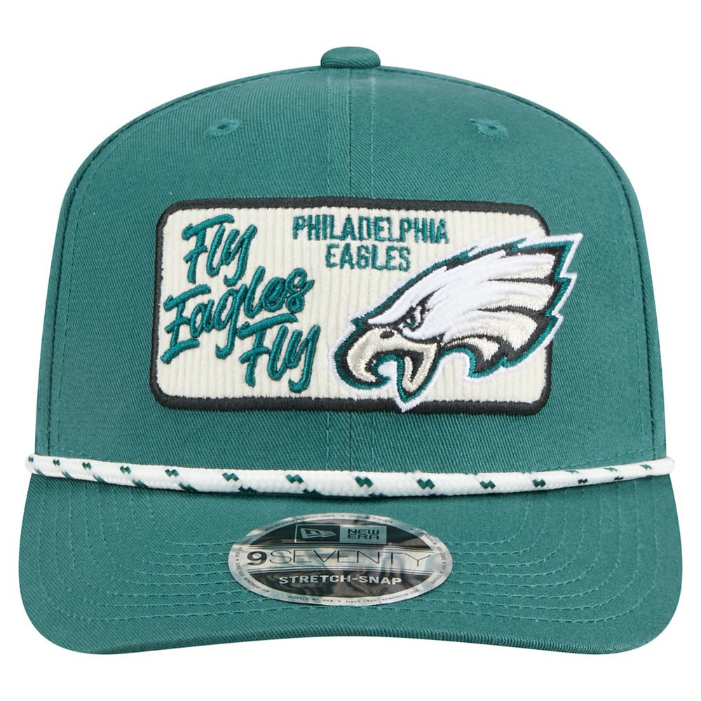 Philadelphia Eagles New Era Chant 9SEVENTY Stretch-Snap Hat