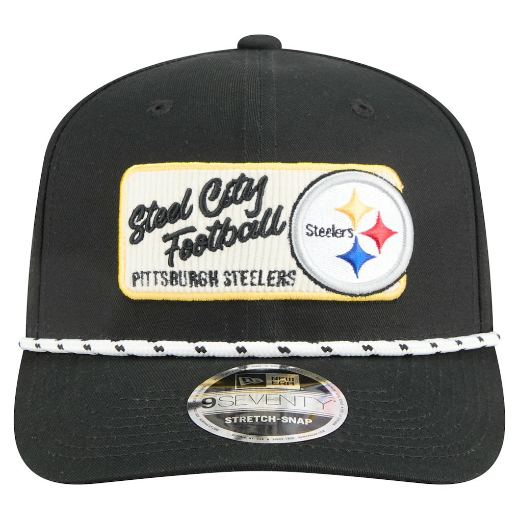 Pittsburgh Steelers New Era Chant 9SEVENTY Stretch-Snap Hat