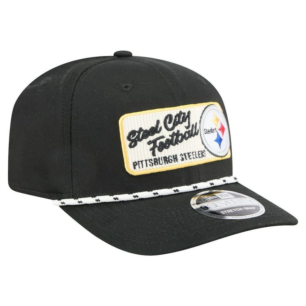 Pittsburgh Steelers New Era Chant 9SEVENTY Stretch-Snap Hat