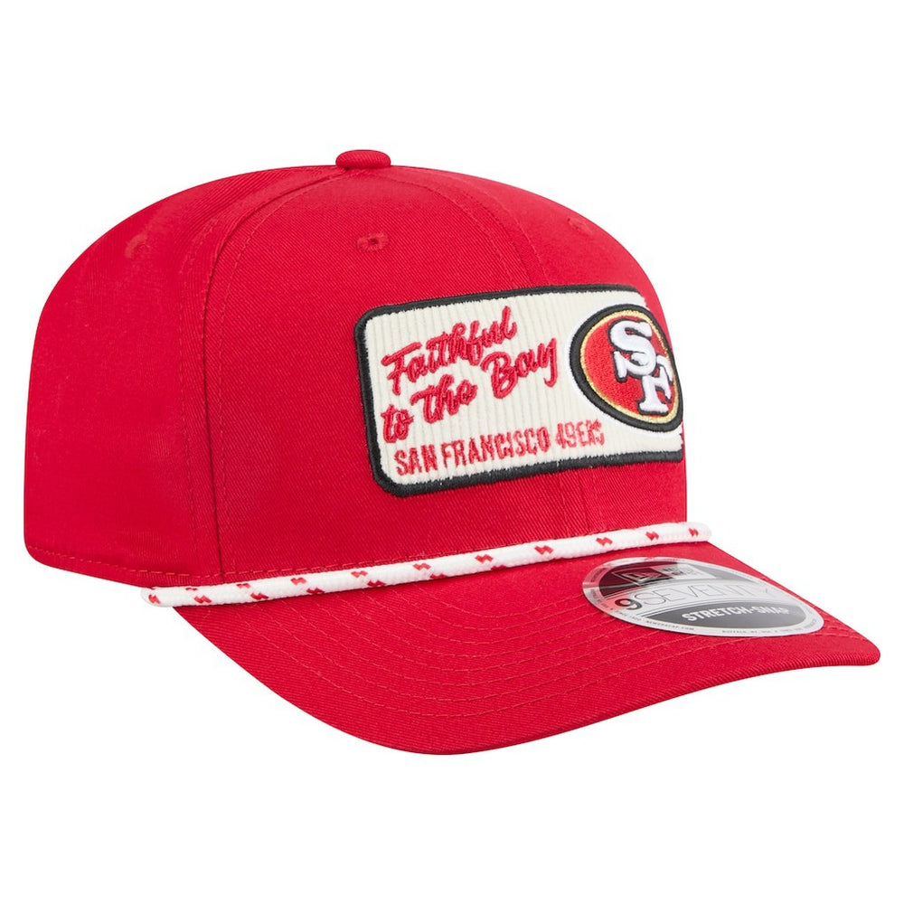 San Francisco 49ers New Era Chant 9SEVENTY Stretch-Snap Hat