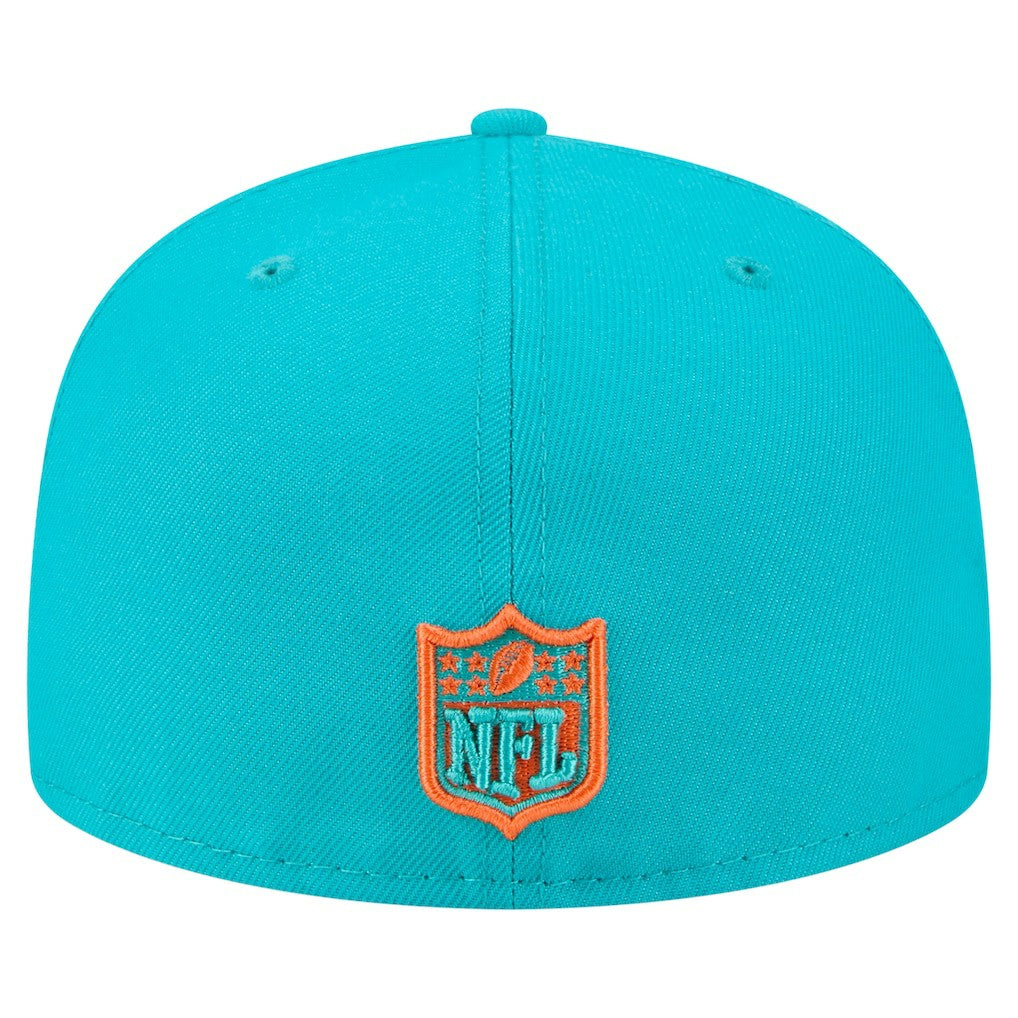 Miami Dolphins New Era Oversized 59FIFTY Fitted Hat