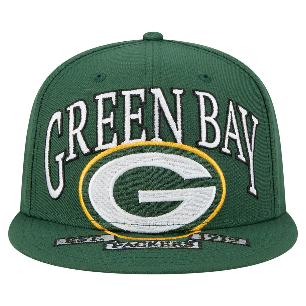Green Bay Packers New Era Oversized 59FIFTY Fitted Hat