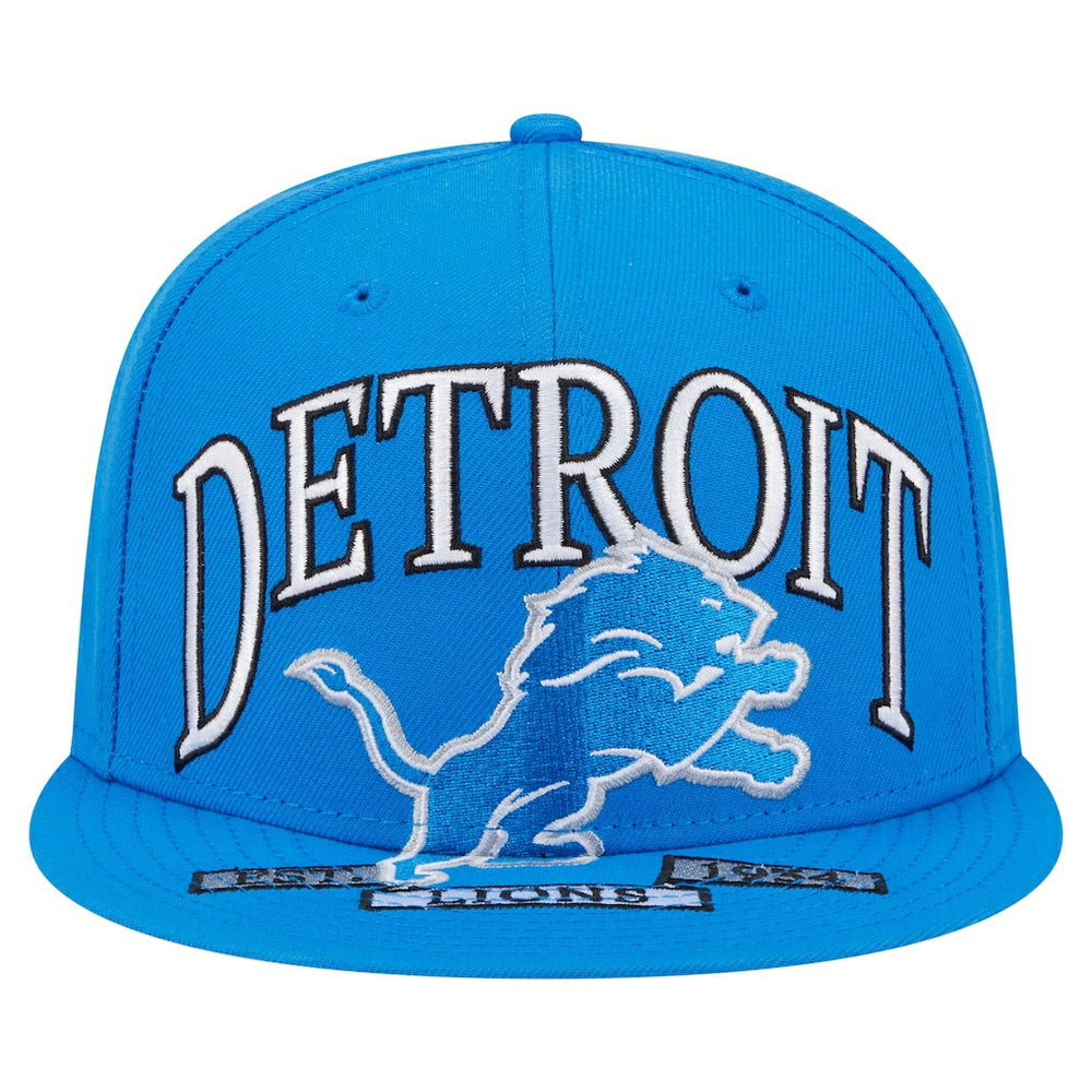 Detroit Lions New Era Oversized 59FIFTY Fitted Hat