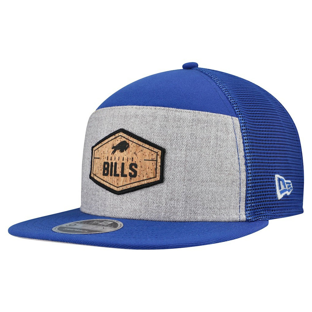 Buffalo Bills New Era Cork Split Panel 9FIFTY Trucker Snapback Hat