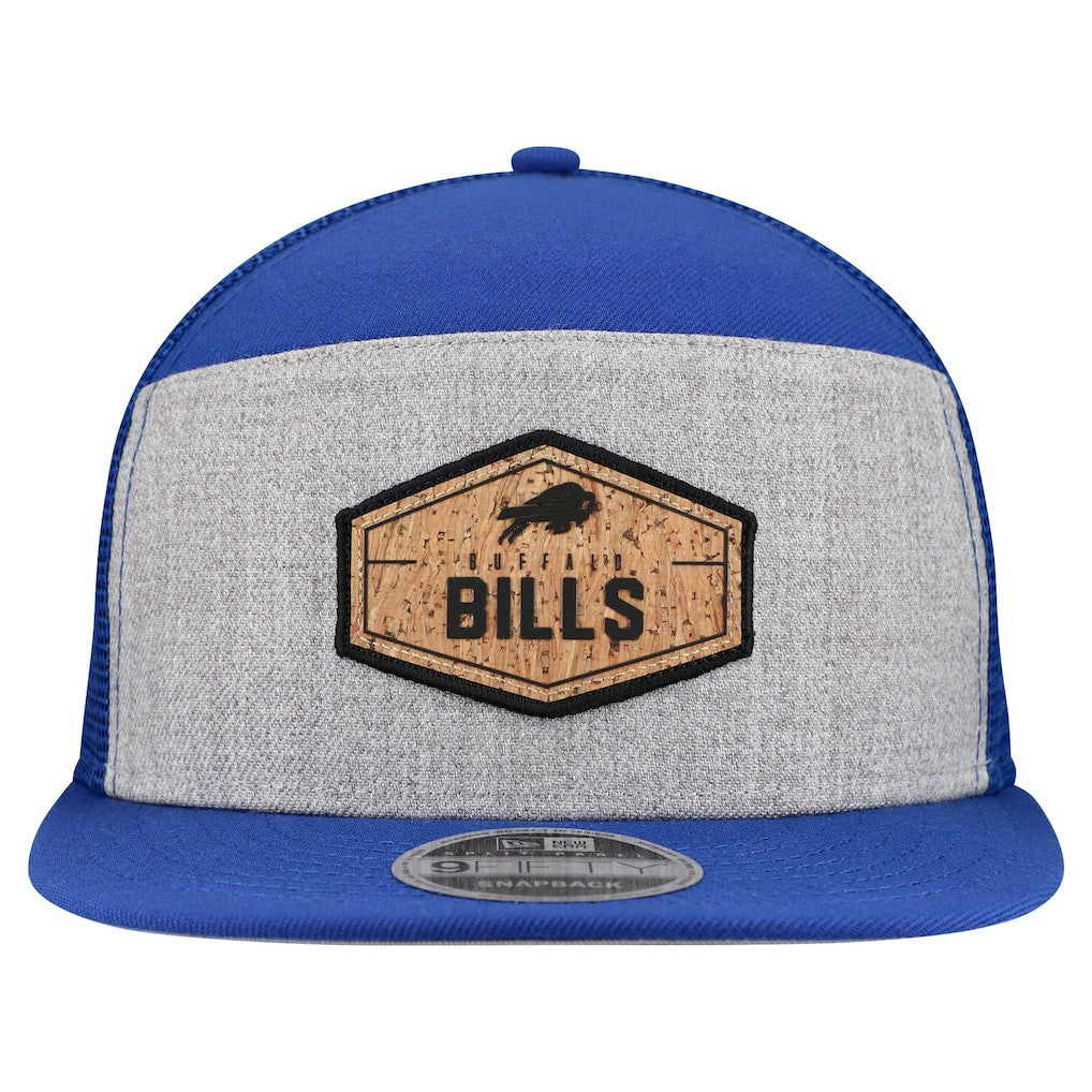 Buffalo Bills New Era Cork Split Panel 9FIFTY Trucker Snapback Hat