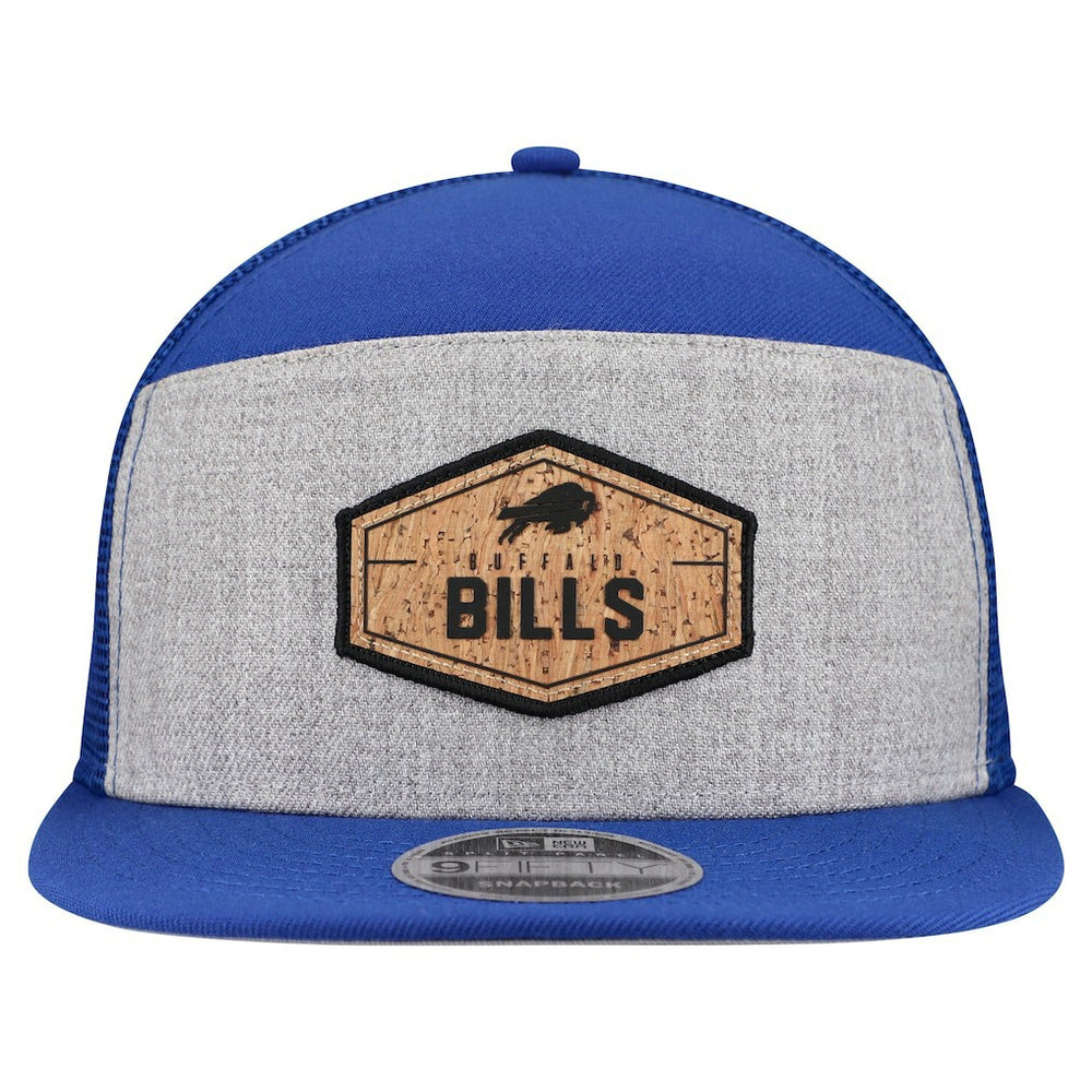 Buffalo Bills New Era Cork Split Panel 9FIFTY Trucker Snapback Hat