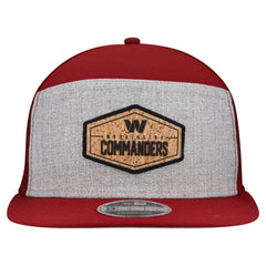 Washington Commanders New Era Cork Split Panel 9FIFTY Trucker Snapback Hat
