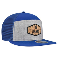 New York Giants New Era Cork Split Panel 9FIFTY Trucker Snapback Hat